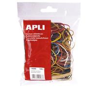 Apli Sachet 100 G Bracelets Élastiques Caoutchouc Naturel Taille Et Couleur Assorties