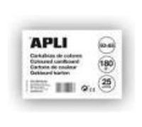 Apli sachet de 25 feuilles de carton - blanc 014254 Blanc G