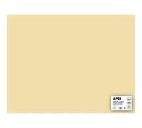 APLI Feuilles de carton 014259 – 500 x 650 mm – Lot de 25 – Crème