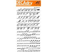 APLI Transferts de lettres et chiffres SDD204F – Noir 12 mm – 179 caractères