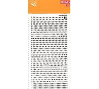 APLI Lettres et chiffres transfert SDD209F – Noirs 3 mm – 997 caractères