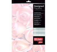 Apli TSC6690 Pack de 20 Feuilles illustrées Tapis de Roses A4 90 g