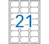 Apli White Labels Spécial Congélateur 63,5 x 38,1 mm 10 Feuilles G