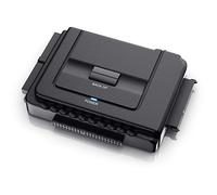 Aplic - Adaptateur Convertisseur USB 3.0 vers IDE SATA - 5Gbps - Station d'accueil Disque Dur 2,5/3,5 Pouces SSD SATA et HDD lecteurs CD DVD RW IDE - Sauvegarde et Restauration Backup - 12V 2A