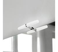 Aplike - Applique LED Multiencrochet pour miroir de salle de bain - Lumière blanche froide (5700K) - 23,3 cm | Modèle Sol