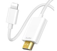 Aplimln Lightning HDMI Cable 2 M, Adaptateur Lightning Hdmi 1080P HD,Câble HDMI pour iPhone 14/13/12/11,Sortie TV Youtube,Plug and Play