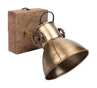 Aplique De Pared De Madera Y Metal Dorado_AlexandreHouse