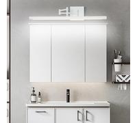 Aplique de pared LED plegable para espejo de baño, giratorio, con ángulo ajustable, resistente al agua, moderno aplique de pared para interiores, ideal para sala de estar e iluminación de cuadros.