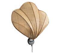 APLIQUE PARED CONCHA RATTAN E27/ 220240V