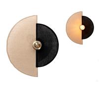 APLIQUE PLACA PARED METAL/TEJIDO E27/ 220240V