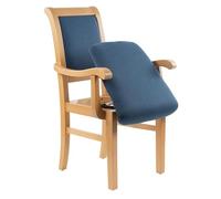APLOS Chaise d'aide à la levée Suzanne, Bascule Automatique réglable, Chaise Ergonomique collectivité pour Seniors et Personnes à Mobilité Réduite, Tissu Design et résistant