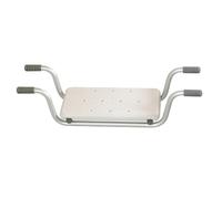 APLOS | Siège de bain suspendu léger Blanc | Siège en Aluminium | Largeur assise : 41 cm | Profondeur assise : 23 cm | Poids Maximum Supporté : 130 kg