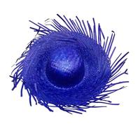 APLudoo Chapeau festif mexicanos Sombrero coloré accessoires photo style hawaïen chapeau avec bord déchiré paille Fiesta Party Chapeaux