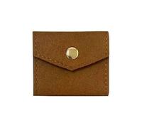 APLudoo Jolis sacs de rangement en cuir PU pour bijoux tendance en microfibre pour bijoux et boucles d'oreilles pour femmes
