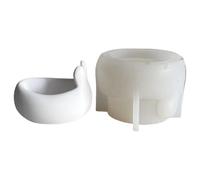 APLudoo Moule en silicone réutilisable pour travaux manuels, lapins de Pâques, moule en résine, moule de rangement d'œufs, bol de coulée de lapins