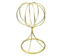 APLudoo Présentoir à chapeaux en fer robuste à la mode avec base stable pour différents styles élégants d'utilisation du support réglable