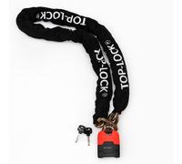 APlus Top-Lock ART4, chaîne de verrouillage 180 cm Noir/Rouge Noir/Rouge