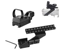 APLUSGEAR 1X22X33 Red/Green Dot Pistol Sight with Aluminum Picatinny Top & Bottom for Pistol Handgun