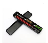 APLUSGEAR Gun Cleaning Set for 12 Gauge Gun Cleaning Brush Tools Supplies for Shotguns Hunting Guns with Plastic Storage Box (Black-Red Rod)