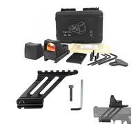 APLUSGEAR RM Type Side-Operated Sighting Device Mini Red Dot Sight and Mounting Base for Handgun Universal Combination Set