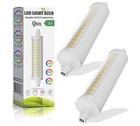 APLUSZ Ampoule R7S LED 118mm 15W équivalent 150W Halogène, Blanc chaud 3000K 1500Lm Non-Dimmable, 15W Double Extrémité Lampe Linéaire, AC220V-240V, pour Projecteur, Lampadaire, Salon, Jardin