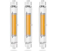 APLUSZ Ampoule R7S LED 118mm 30W Dimmable, Blanc Chaud 3000K, COB Linéaire Remplacer Lampe Halogène J118 300W, Économie Énergie Tubes