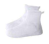 APLVFFZH 1 Paire de Couvre-chaussures Imperméables, Bottes de Pluie Pliables, pour Chaussures, Surchaussures Imperméables pour Les et La Pê, XL blanc