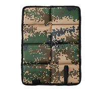 APLVFFZH 2 Pièces Coussin Pliable Tapis Assise Étanche Résistante Confortable Léger Oxford Adapté Camping Sport Repos Extérieur, Camouflage