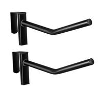 APLVFFZH 2 Pièces Porte-Selle Organisateur Mural Support Suspendu Râtelier de Grille Cintre D'Écurie en Fer pour Gagner de La Place Approprié pour Box, Noir