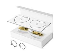 APLVFFZH 2pcs Bracelets permanents kit Bricolage Bracelet kit kit Bijoux Couples Bracelets pour Lui et Elle pour l'anniversaire, 1 Paire d'argent