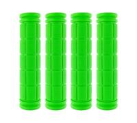 APLVFFZH 4 Pièces Poignées de Guidon de Vélo Ergonomiques en Caoutchouc Manchons Antidérapants pour Une Prise en Main Sûre Approprié pour VTT Vélos d'enfants E, Vert