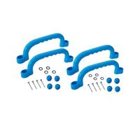 APLVFFZH 4 Pièces Poignées D'Escalade Prises pour Enfants Extérieures Accessoires de Parc D'Attractions Matériau Pp Robuste Adapté Au Jardin Cabane Cadeau, Bleu Ciel