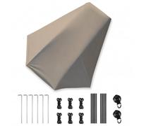 APLVFFZH Aent Voiture Forme Papillon, Polyester imperméable 1500-3000MM, Cadre Fer Robuste, Forme Papillon, Compatible S, pour Plage, Style to 2, 280 * 380