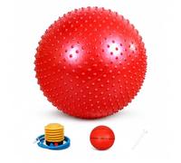 APLVFFZH Ballon d’Exercice Gonflable, 85CM Rouge (Épais) | Aiguille gonflage, Ballon d’activité, Développement moteur, Pour éducateurs spécialisés