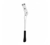 APLVFFZH Béquille de Vélo Aluminium Pied Large Base Renforcée Accessoire de Station Vélo Corps Léger Adaptable Support Pratique Adaptée pour Stockage Intérieur Réparation Sorties Camping, Blanc