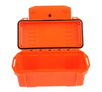APLVFFZH Boîte de Rangement étanche et Antichoc en Plastique Rigide, étanche et Flottante, Idéale pour La Navigation de Plaisance, La Natation, La Plage et La, Orange, 19.5x9.5x8cm