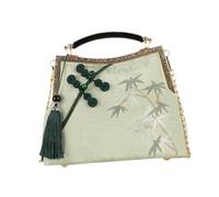 APLVFFZH Broidered Handbag Fashion Women Embroidery Purse for Trips Holidays Party