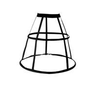 APLVFFZH Cage cerceau jupe jupon gothique Crinoline Pannier jupon pour robe de Cosplay, noir
