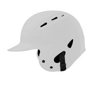 APLVFFZH Casque Baseball pour la sécurité avec protège-mâchoire en Option, pour la compétition - pour Joueur, Blanc, modèle Simple, Tour de tête 59 cm et Plus, XL