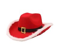 APLVFFZH Chapeau de Cowboy de Noël Avec Orchestre d'Harmonie à Bords Hauts Pour Représentations sur Scène