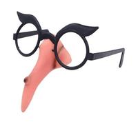 APLVFFZH Déguisement de Sorcière avec Lunettes et Nez Amusant pour Enterrement de Vie