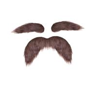 APLVFFZH Faux et Sourcils, Accessoires de Costume Fantaisie pour Mascarade de Pâques, Brun