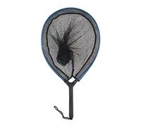 APLVFFZH Filet de Pêche Atterrissage Filet Poissons Filet Résistante Structure Aluminium Poignée avec Dragonne Filet Pliable Adapté Pêche Eau Douce, Petite Maille Courte