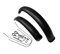APLVFFZH Garde-Boue Arrière de Vélo en 2 Pièces, Pièces Détachées pour Vélo en Polypropylène Léger pour Une Installation Facile, Taille Idéale pour Un Cadeau, Ensemble Avant et Arrière