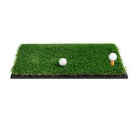 APLVFFZH Golf Swing Tapis d'Entraînement de en Caoutchouc Balle et Tee Herbe Synthétique Courte et Longue Matériau Stable Adapté pour Préparation au Parcours, Tapis d'entraînement Putting e (#9013)