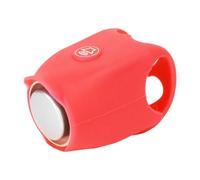 APLVFFZH Klaxon de Vélo Sonnette Électronique Avertisseur Puissant 120db Corne de Bicyclette Alarme de Guidon Étanche en Silicone Adapté pour VTT et Vélo de R, Rouge