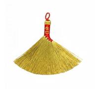 APLVFFZH Lot de 3 Pendentifs Balai de Style Chinois, Ornement Suspendu en Forme D'éventail, Pendentif Miniature à Pompon, 5 pièces