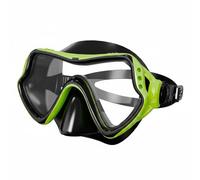 APLVFFZH Lunettes de Natation Lunettes de Plongée Masque de Bain Visière sous-Marine Antibuée Étanche Vue Claire avec Bord en Silicone Moulé et Verre Renforcé , Vert Transparent