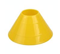 APLVFFZH Mini Cône de pour Balise d'Agilité Sportive Marqueur d'Entraînement Polyéthylène Flexible avec Poignée Portable Pratique pour Exercice Skating de, Jaune
