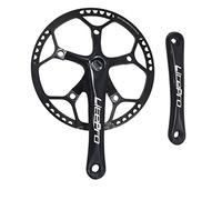 APLVFFZH Outil de Conversion de Plateau et de Manivelle pour Vélo de Route, en Alliage D'aluminium, à Dents Larges pour Fixie, BMX, VTT, Vélo Pliant et Vél, 53T